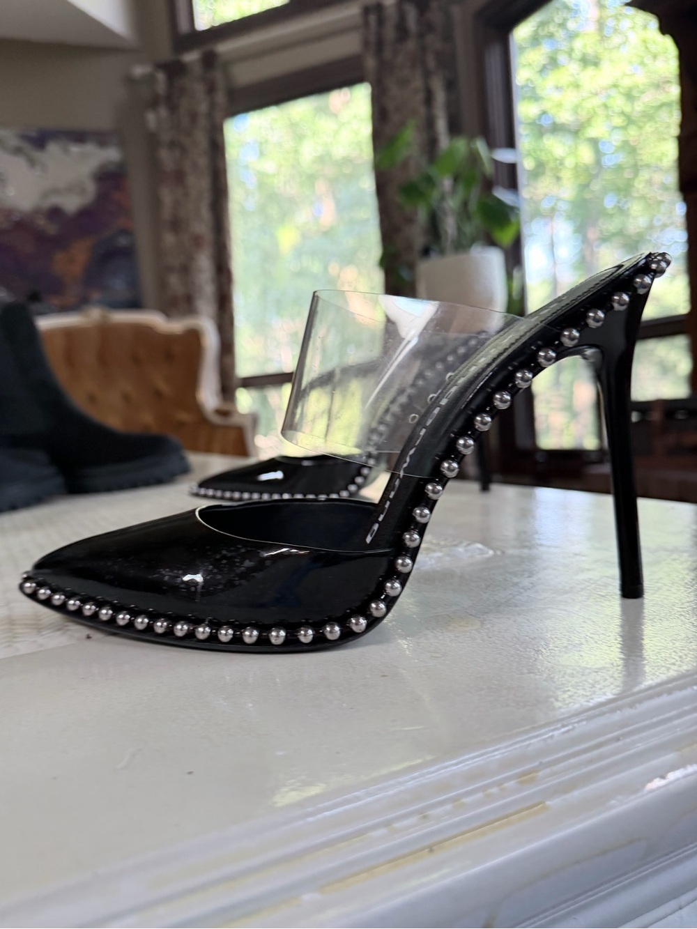 Bold & Sexy Patent Leather Alexander Wang Stilettos 39